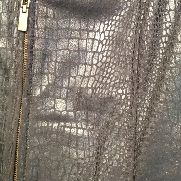 Croc Embossed Moto Jacket - Picture 7 of 14